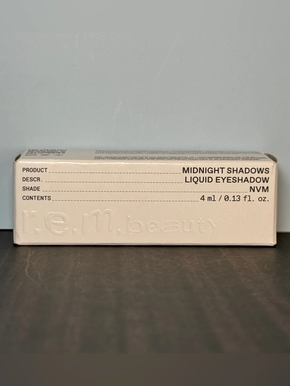 r.e.m beauty Midnight Shadows Matte Liquid Eyeshadow (NVM) 4 ml / 0.13 fl oz NIB